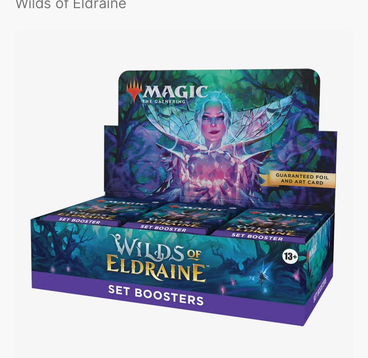 Wilds of Eldraine Set Box Youtube Preorder