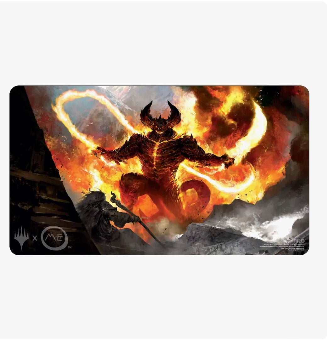 The Lord of the Rings: Tales of Middle-earth The Balrog Standard Gaming Playmat for Magic: The Gathering - Ultra Pro Playmats