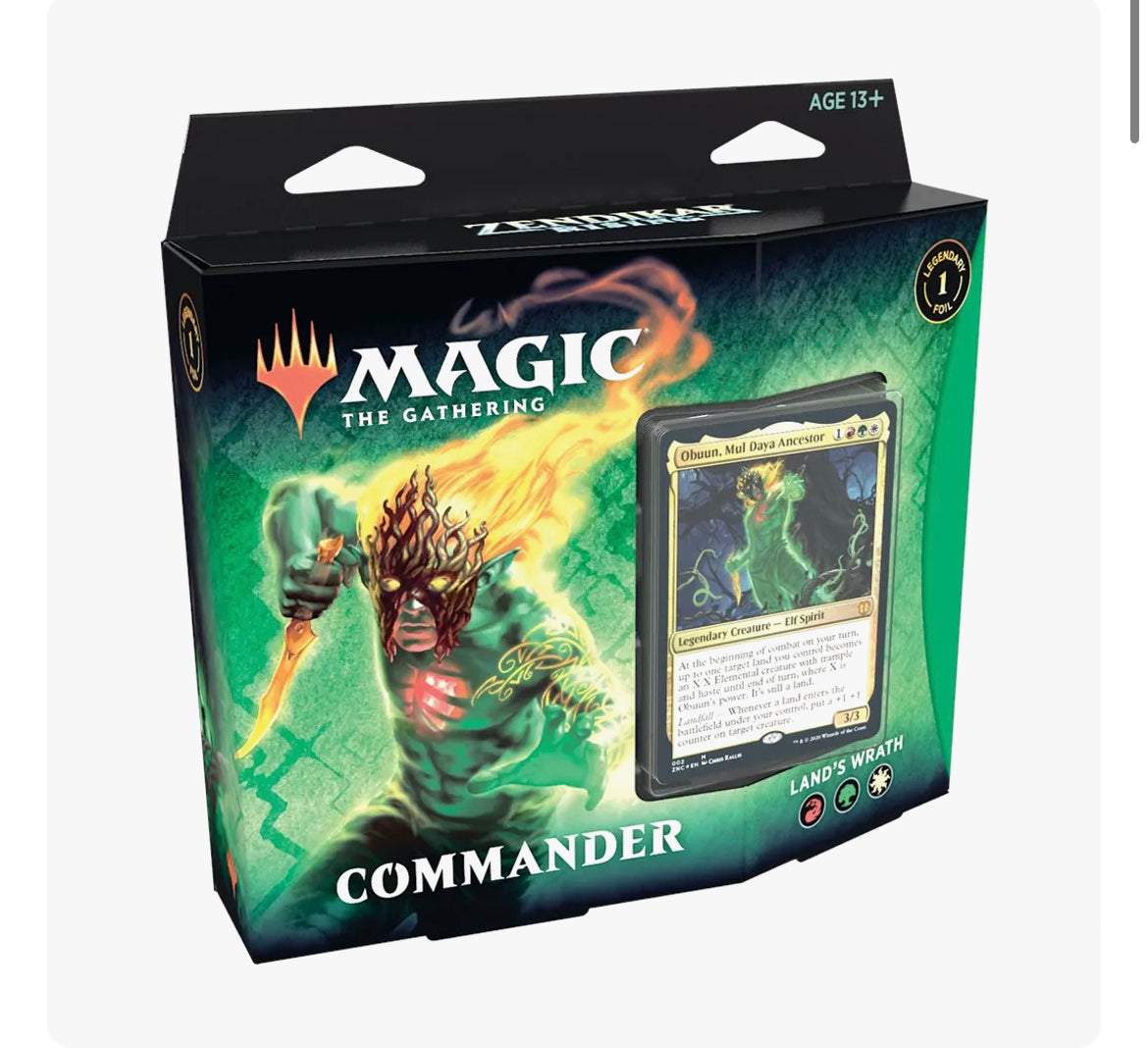 Zendikar Rising - Land's Wrath Commander Deck - Commander: Zendikar Rising (ZNC)