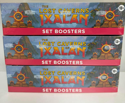 3-30-24 Lost caverns of Ixalan Set booster pack  3x