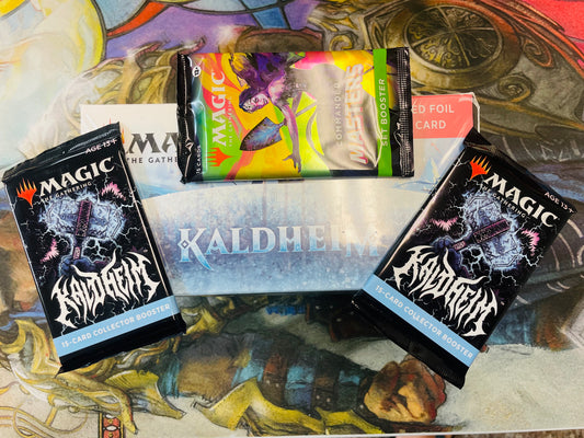 8-4-23 Kaldheim set 5x booster packs
