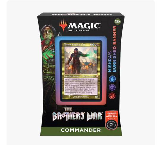 The Brothers' War Commander Deck - Mishra's Burnished Banner - Commander: The Brothers' War (BRC)