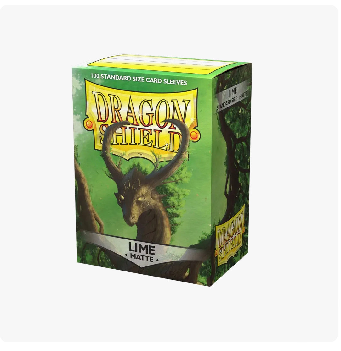 Dragon Shield Matte Sleeves - Lime (100-Pack) - Dragon Shield Card Sleeves