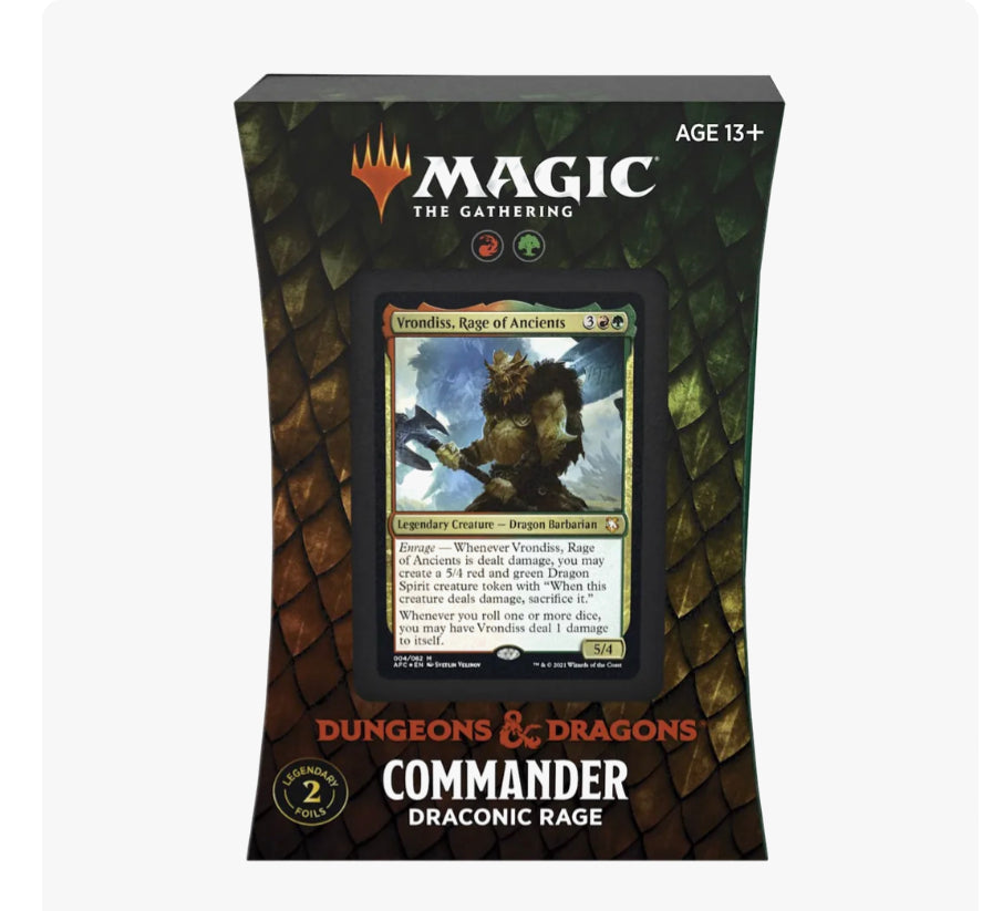 Adventures in the Forgotten Realms - Draconic Rage Commander Deck - Commander: Adventures in the Forgotten Realms (AFC)